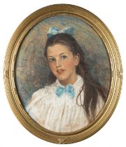 British School (early 20th Century) Portrait of Katherine Boswell,