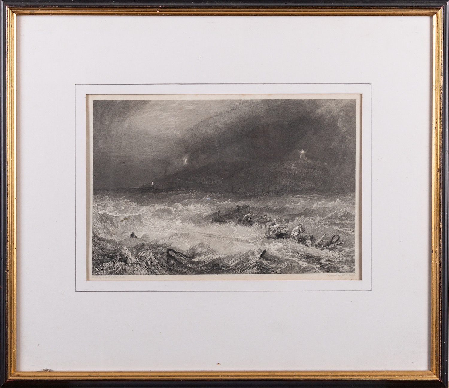 After J.M.W. Turner (British, 1775-1851) Lowerstoffe Engraving 17 x 25.5cm Engraved by W.R. - Image 2 of 2