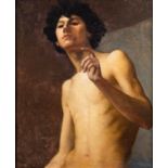 Attributed to Arthur Mead (British,1863 -1942) A naked boy,