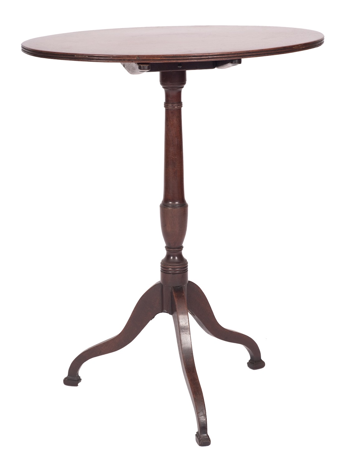 A Regency mahogany oval occasional table,