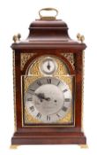 John Dobson, London a mahogany bracket clock the eight-day duration,