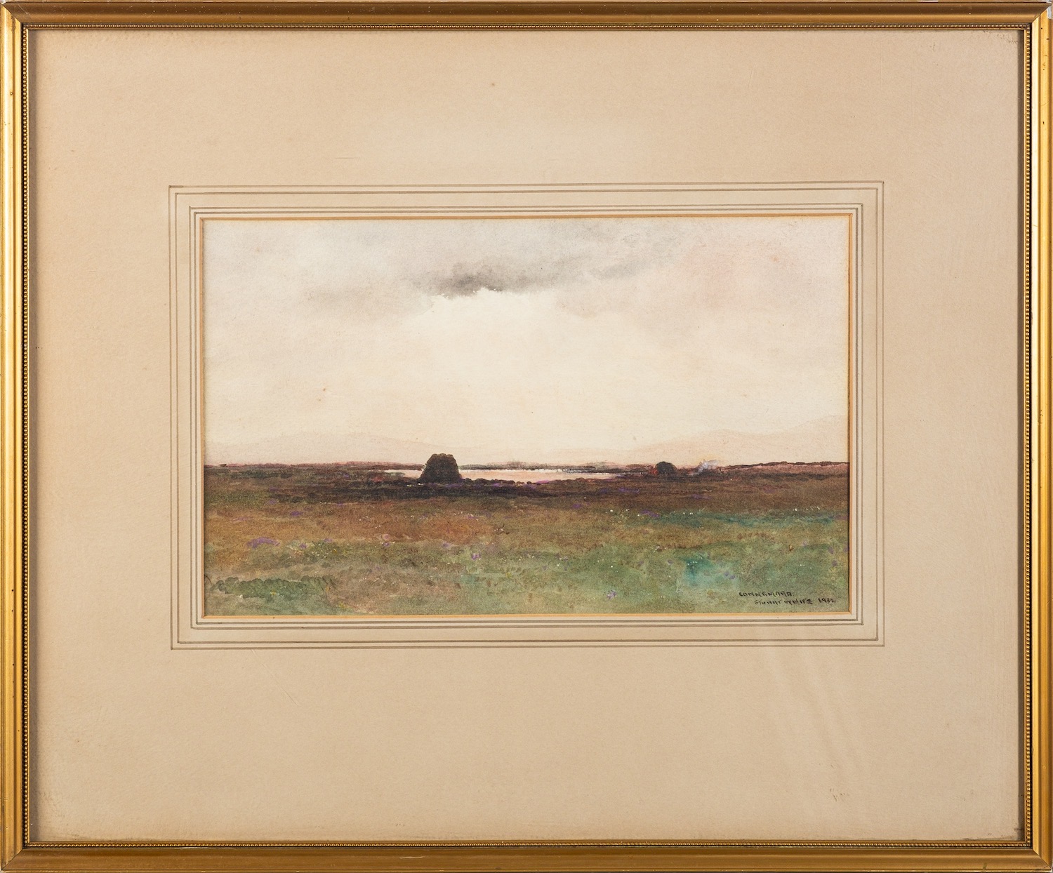 Harold Lawes (British, 1865 - 1940) Dartmoor Watercolour 25 x 37cm Signed, dated 1905, - Image 3 of 4