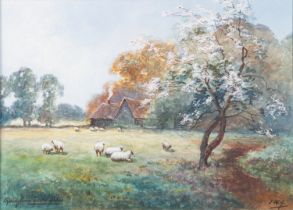 James Walter Gozzard (British, 1888-1950) Spring blossom,