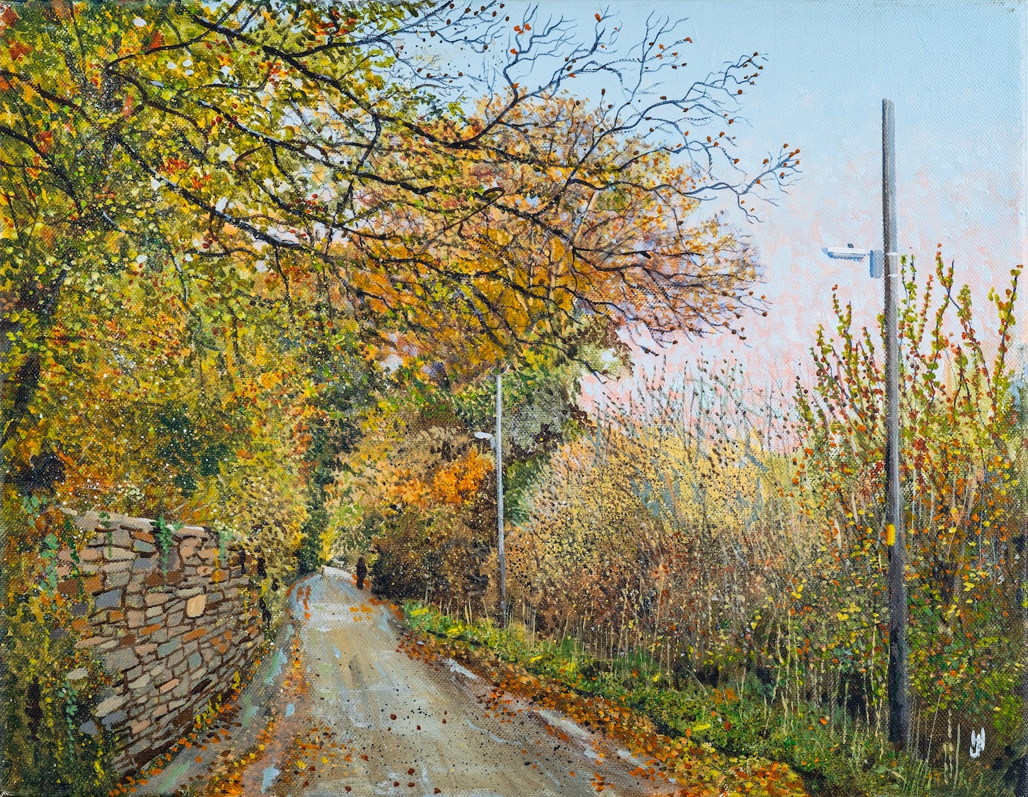 A collection of 20th century paintings by mainly local artists, including ; John Hiscocks,