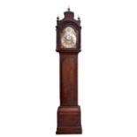 Allam & Clements, London a mahogany longcase clock the eight-day duration,