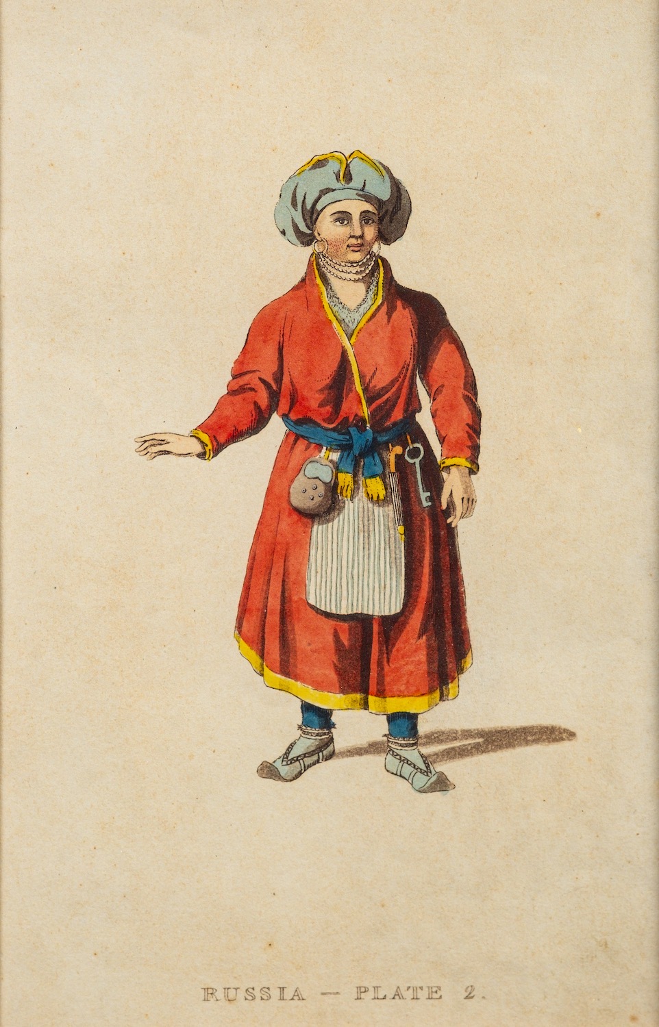 After Robert Ker Porter (British, 1777-1842) A Russian Peasant in her Summer Dress, c. - Image 4 of 10