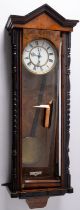 A German Vienna-style regulator timepiece having an eight-day duration,