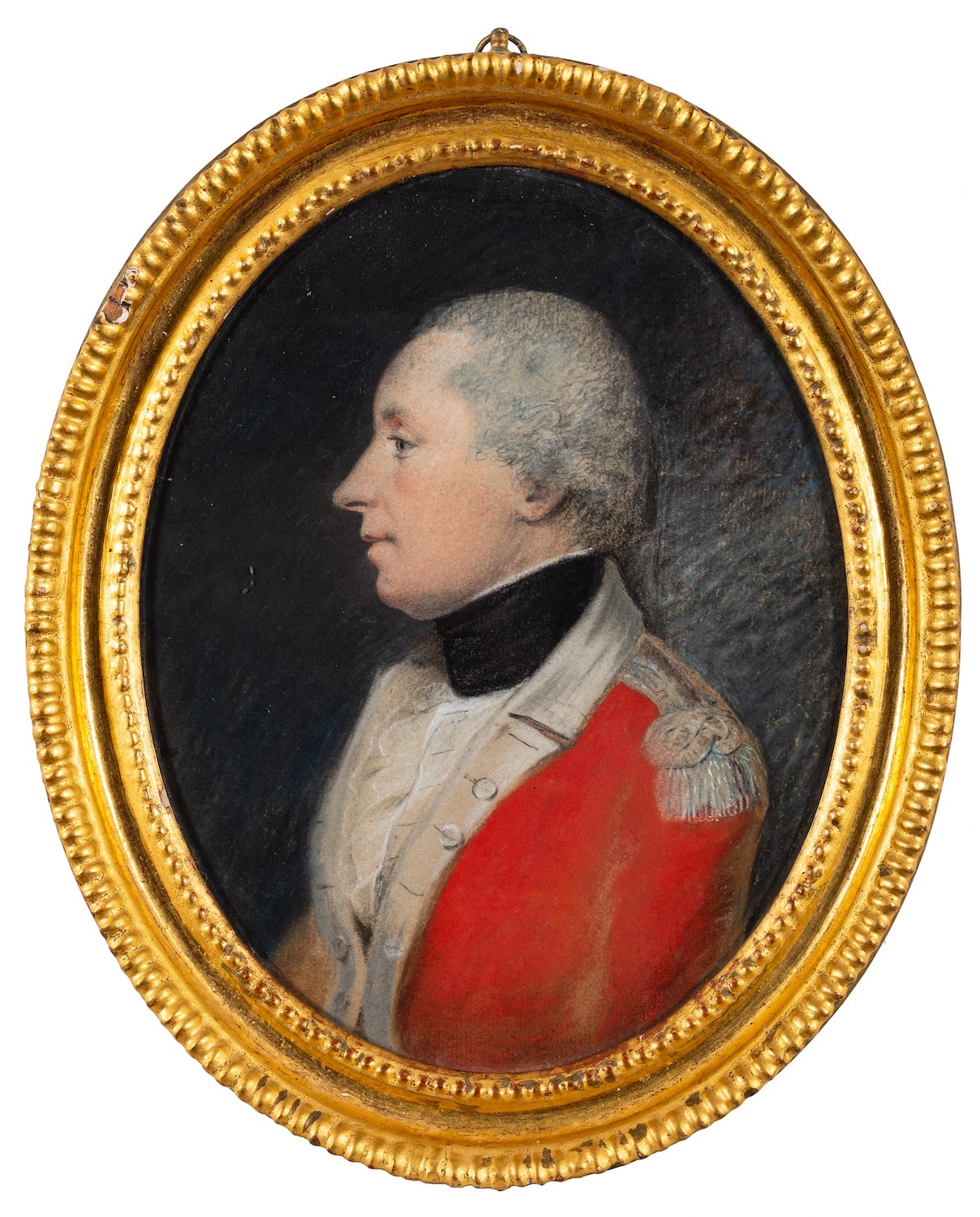 Attributed to James Sharples (British 1751-1811) Portrait of the late Capt. Wm.