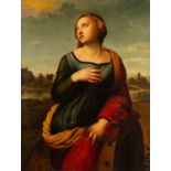 After Raffaello Sanzio (1483-1520) Saint Catherine of Alexandria Oil on canvas 72 x 54cm