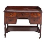 A Regency mahogany dressing table, by Wilkinson & Sons,