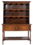 An oak dresser in early 18th century tas