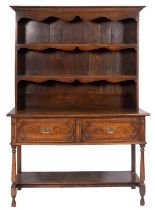 An oak dresser in early 18th century tas