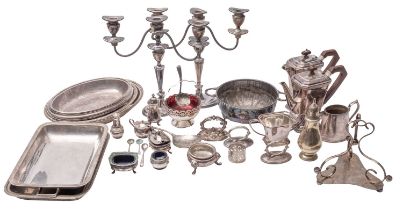 A collection of silver plate comprising: