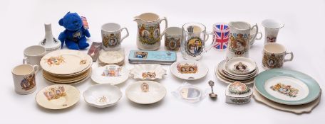 A quantity of Royal Commemorative items.