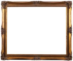 Two wood and gesso gilt picture frames w