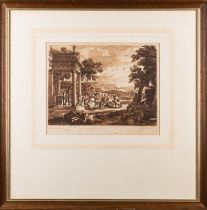 EARLOM, Richard. Mezzotints after Claude Lorrain, No.69 Landscape with Samuel anointing David & No.