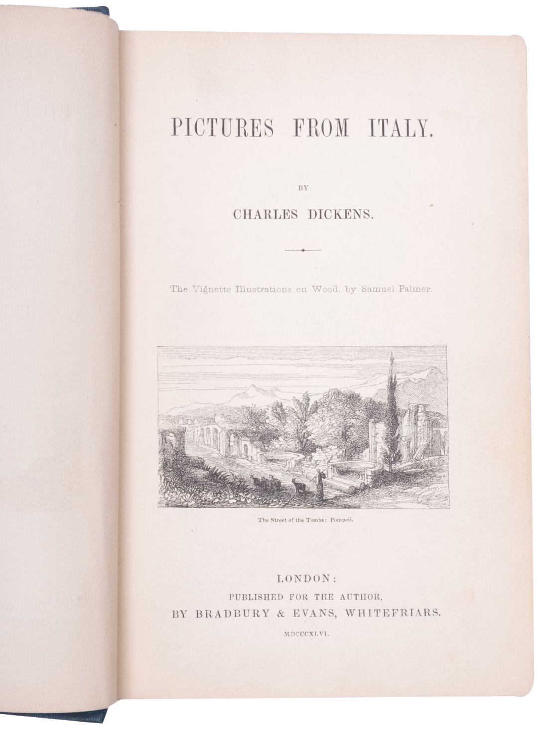 DICKENS, Charles. Pictures from Italy, Bradbury and Evans, first edition, 1846, original cloth, 8vo. - Image 10 of 10