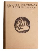 GIBRAN, Kahlil. Twenty Drawings... with an Introductory Essay by Alice Raphael, 1st ed.