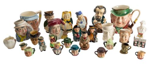 TOBY & CHARACTER JUGS.