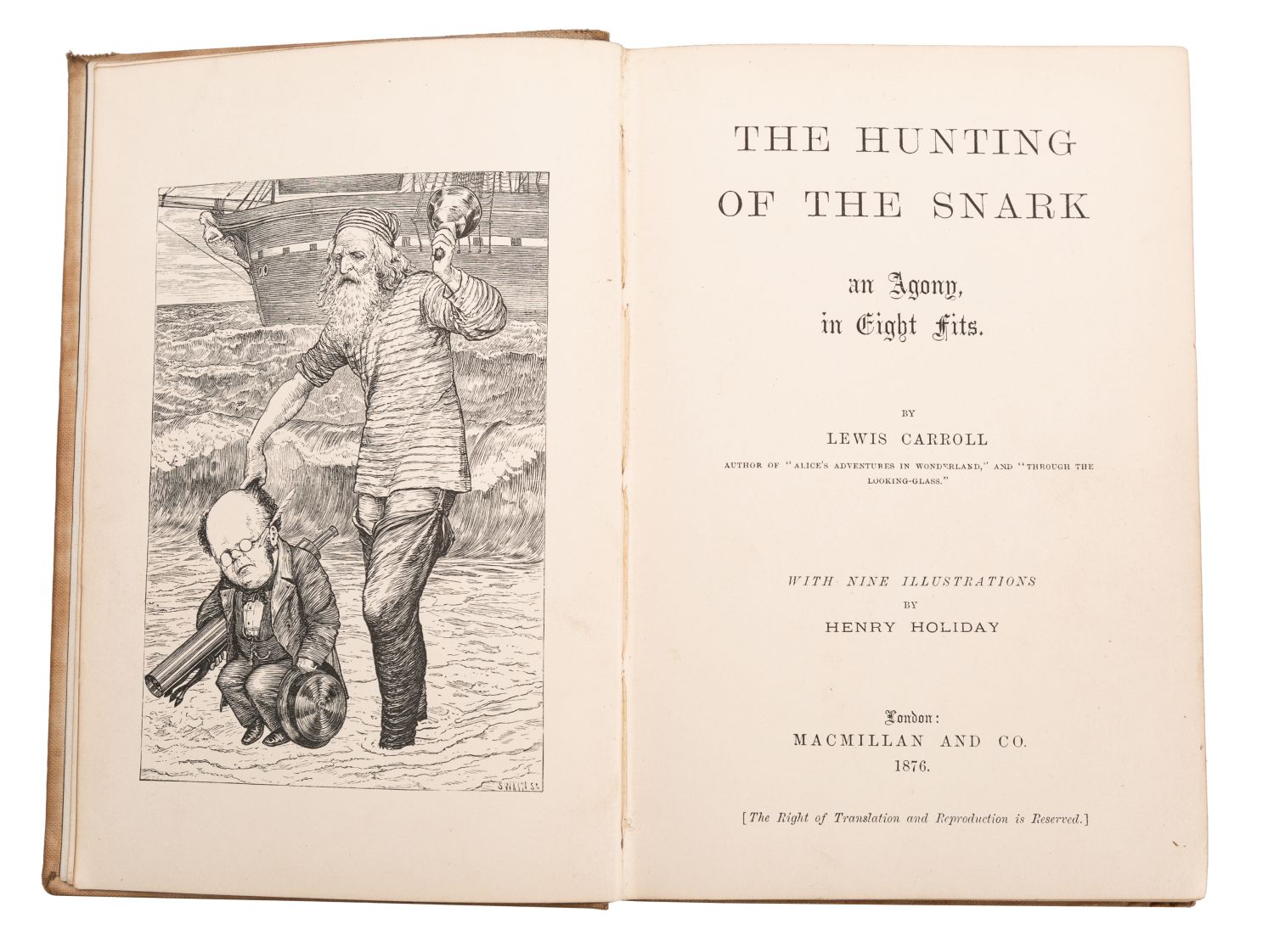 DODGSON, Charles Luttwidge, 'Lewis Carroll'. The Hunting of the Snark, London: Macmillan and Co. - Image 3 of 3