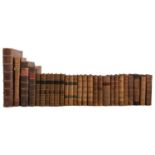 LEATHER BINDINGS. Theology in sets or single vol. complete works. including: WATSON, Richard.