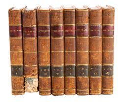 ADDISON, Joseph, & others. The Spectator, 8 volumes, London: Printed by H. Baldwin; for Messrs.