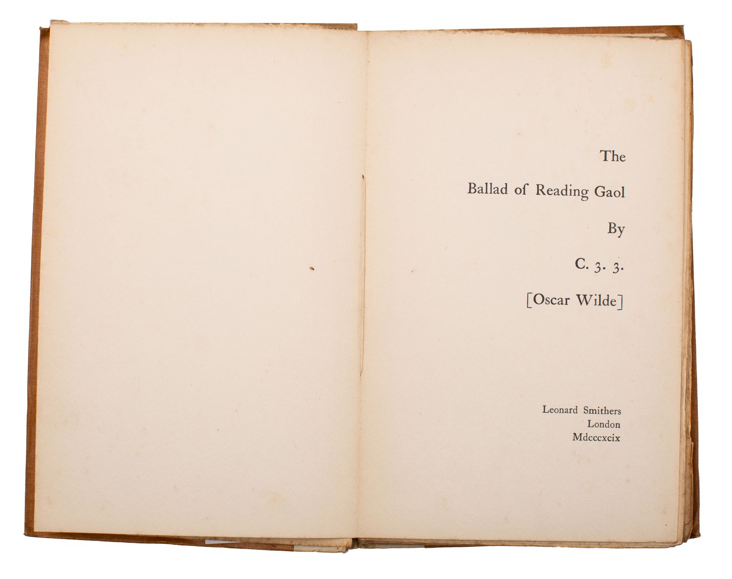 WILDE, Oscar. The Ballad of Reading Goal. By C.3. - Image 2 of 3