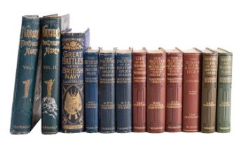 WAYSIDE & WOODLAND SERIES, 1906-23. Various vols, different coloured cloth, gilt pictorials, 9 vol.