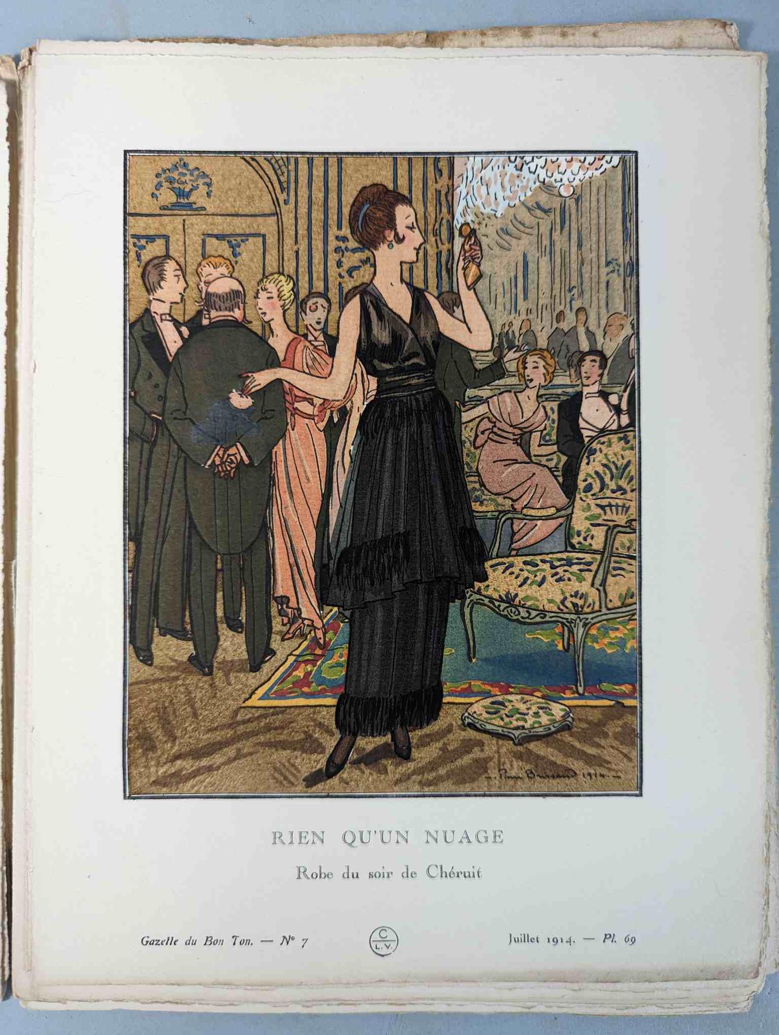 FASHION. VOGEL, Lucien. GAZETTE DU BON TON: Art-Modes & Frivolités, Paris 1913-14, 4 vol. - Image 45 of 54