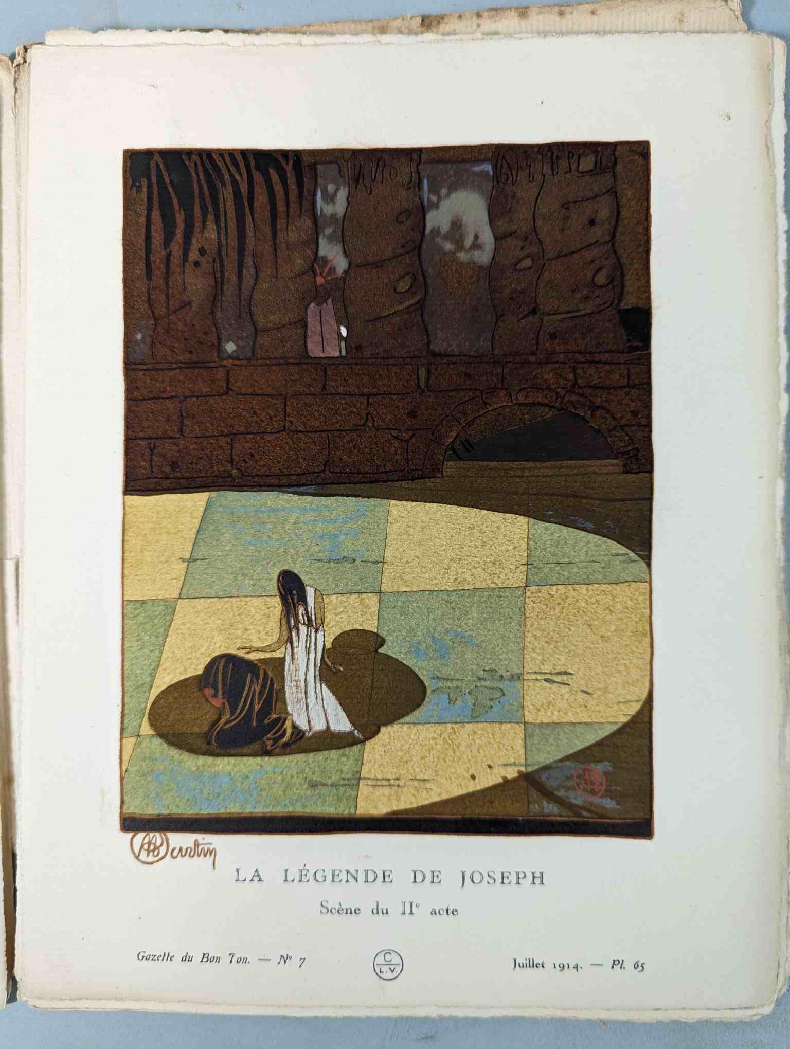 FASHION. VOGEL, Lucien. GAZETTE DU BON TON: Art-Modes & Frivolités, Paris 1913-14, 4 vol. - Image 41 of 54