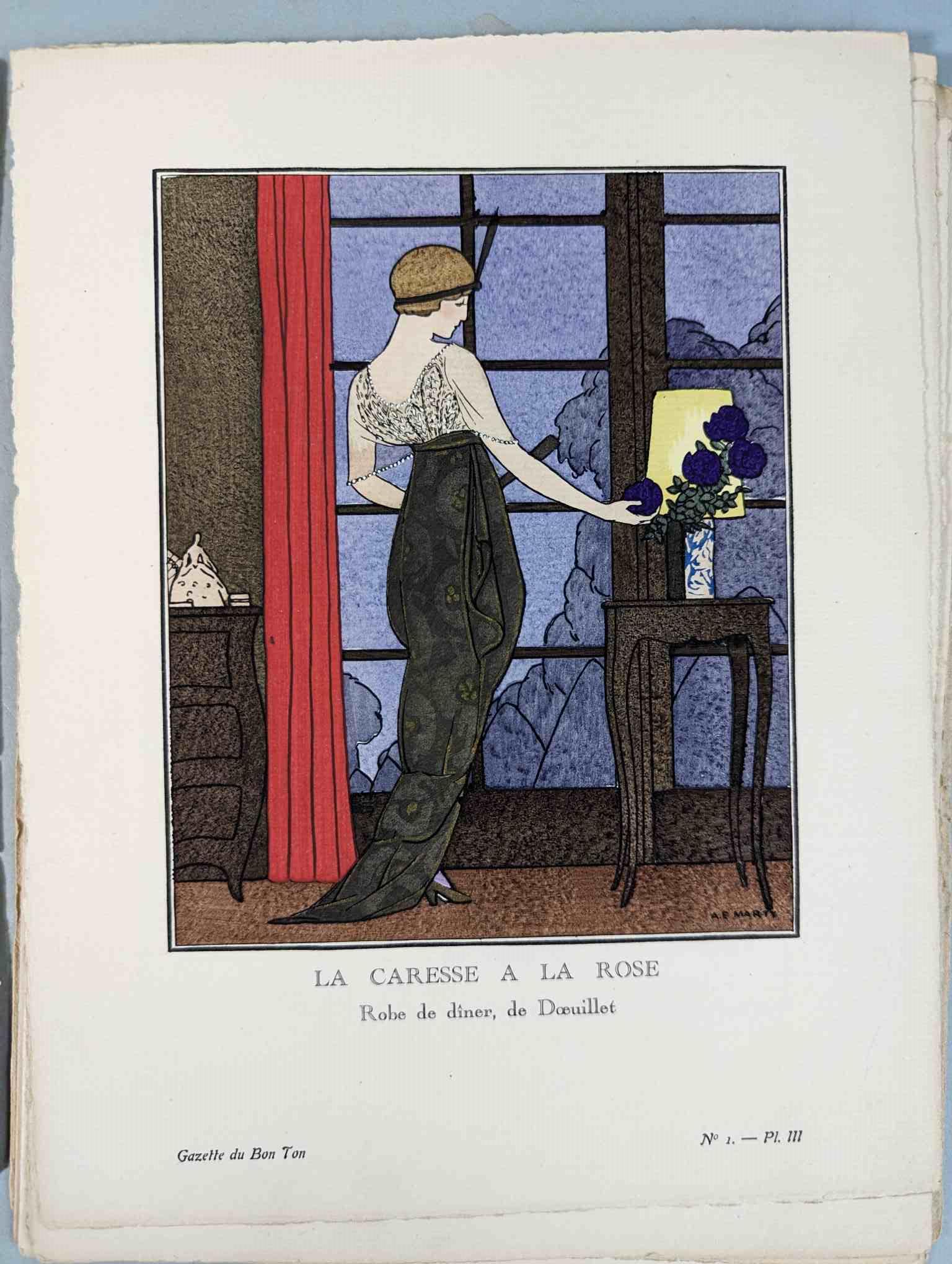 FASHION. VOGEL, Lucien. GAZETTE DU BON TON: Art-Modes & Frivolités, Paris 1913-14, 4 vol. - Image 4 of 54