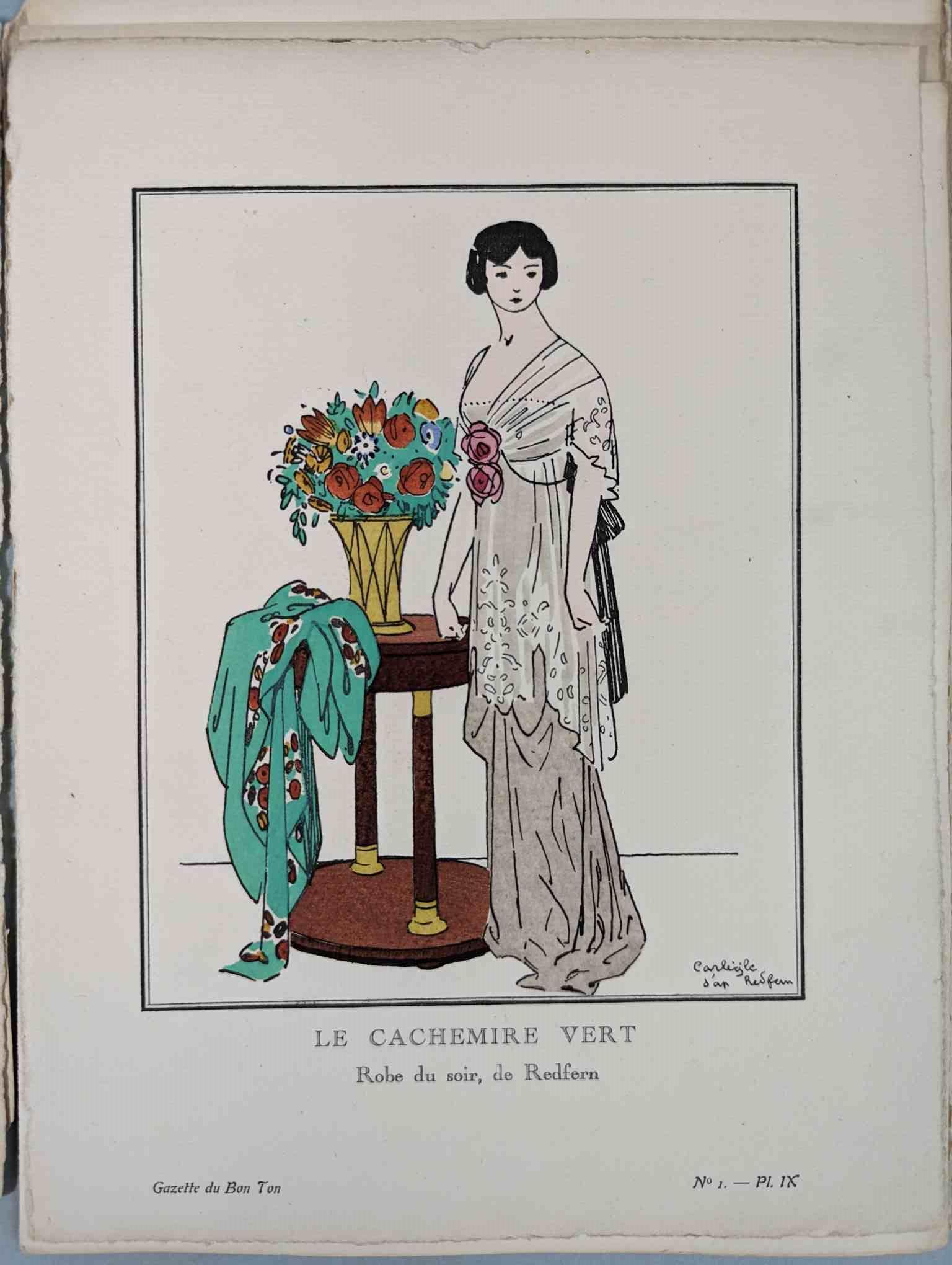 FASHION. VOGEL, Lucien. GAZETTE DU BON TON: Art-Modes & Frivolités, Paris 1913-14, 4 vol. - Image 9 of 54
