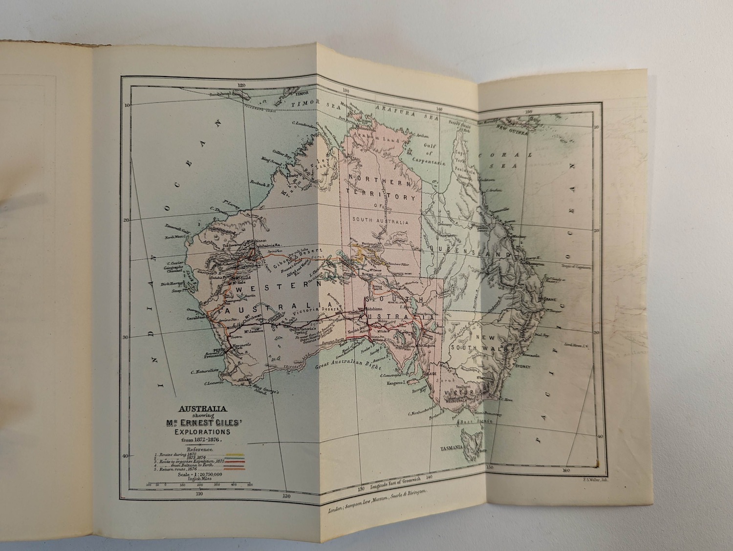 AUSTRALIA. Giles, Ernest. Australia Twice Traversed..., 2 vol. - Bild 12 aus 18