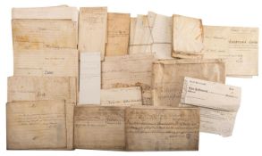 VELLUM INDENTURES, approx. 18, mainly related to property in Buckinghamshire, dated approx.