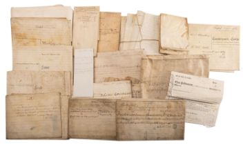 VELLUM INDENTURES, approx. 18, mainly related to property in Buckinghamshire, dated approx.