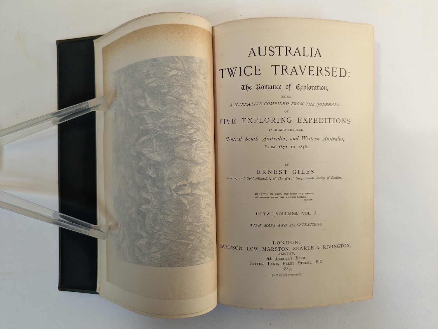 AUSTRALIA. Giles, Ernest. Australia Twice Traversed..., 2 vol. - Bild 14 aus 18