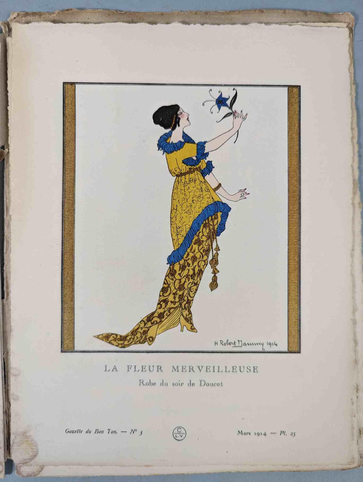 FASHION. VOGEL, Lucien. GAZETTE DU BON TON: Art-Modes & Frivolités, Paris 1913-14, 4 vol. - Image 25 of 54