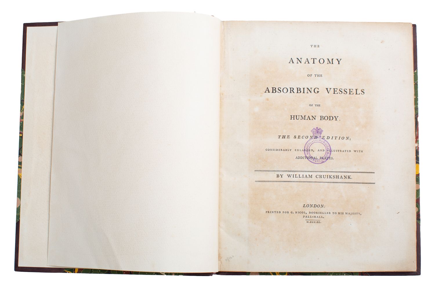 CRUIKSHANK, William. The Anatomy of the Absorbing Vessels of the Human Body, London: G. - Image 2 of 2