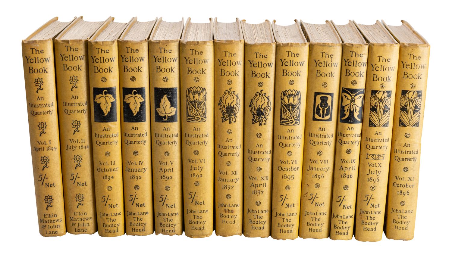 [BEARDSLEY, Aubrey et al.]. The Yellow Book: An Illustrated Quarterly, Vols I to XIII.