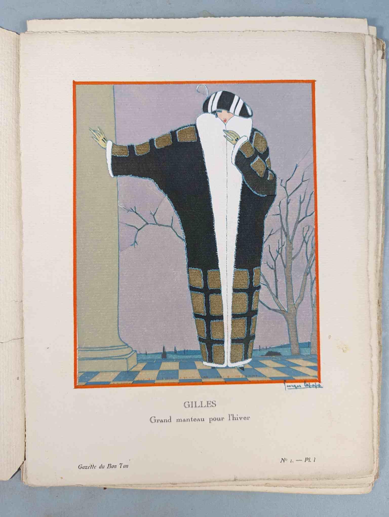 FASHION. VOGEL, Lucien. GAZETTE DU BON TON: Art-Modes & Frivolités, Paris 1913-14, 4 vol. - Image 2 of 54