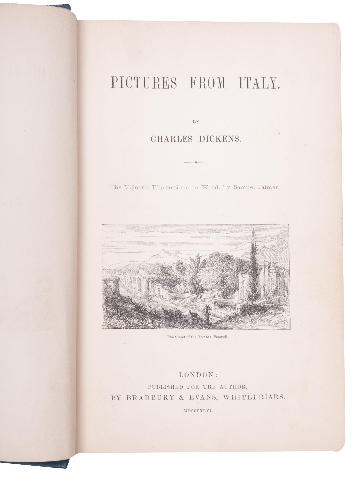 DICKENS, Charles. Pictures from Italy, Bradbury and Evans, first edition, 1846, original cloth, 8vo. - Image 2 of 10