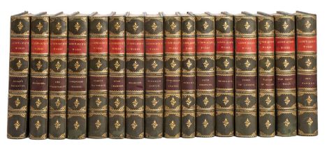 LEATHER BINDINGS, Ainsworth, William Harrison. Works, pub. Routledge nd (c. 1880), 16 vols.