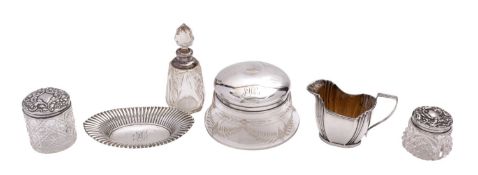 A Victorian silver cream jug by Stokes &