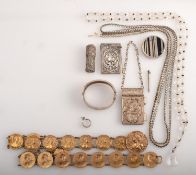 A group of items to include a Victorian