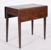 A George III mahogany Pembroke table, ci