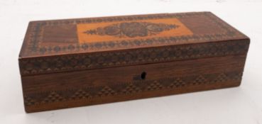 A tunbridgeware box.