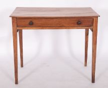 A mahogany side table in George III styl