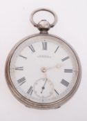 Waltham Watch Co. a silver open-faced po