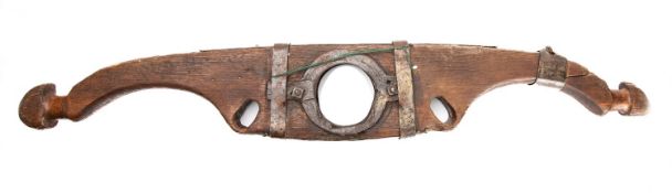 A late 19th/ early 20th century oak an