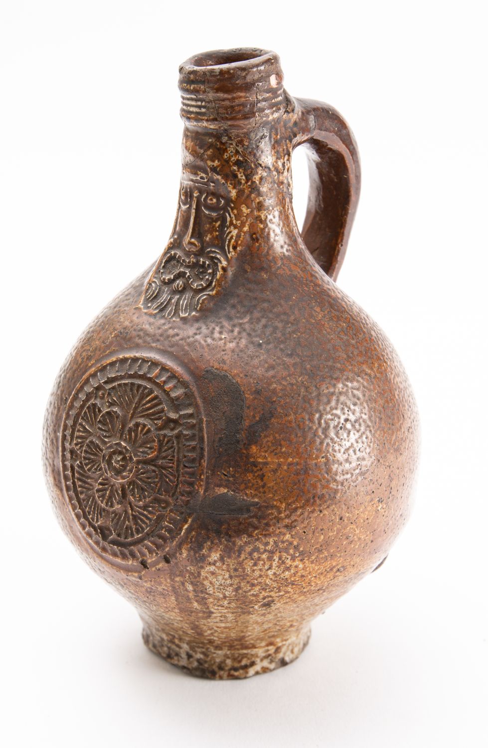 A Bartmann Krug or Bellarmine jug, of ty